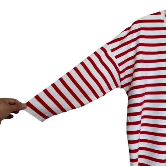 VINEYARD VINES Top Tee Women's Sz. S Shirttail hem Drop Shoulders Stretch Preppy - Picture 7 of 15